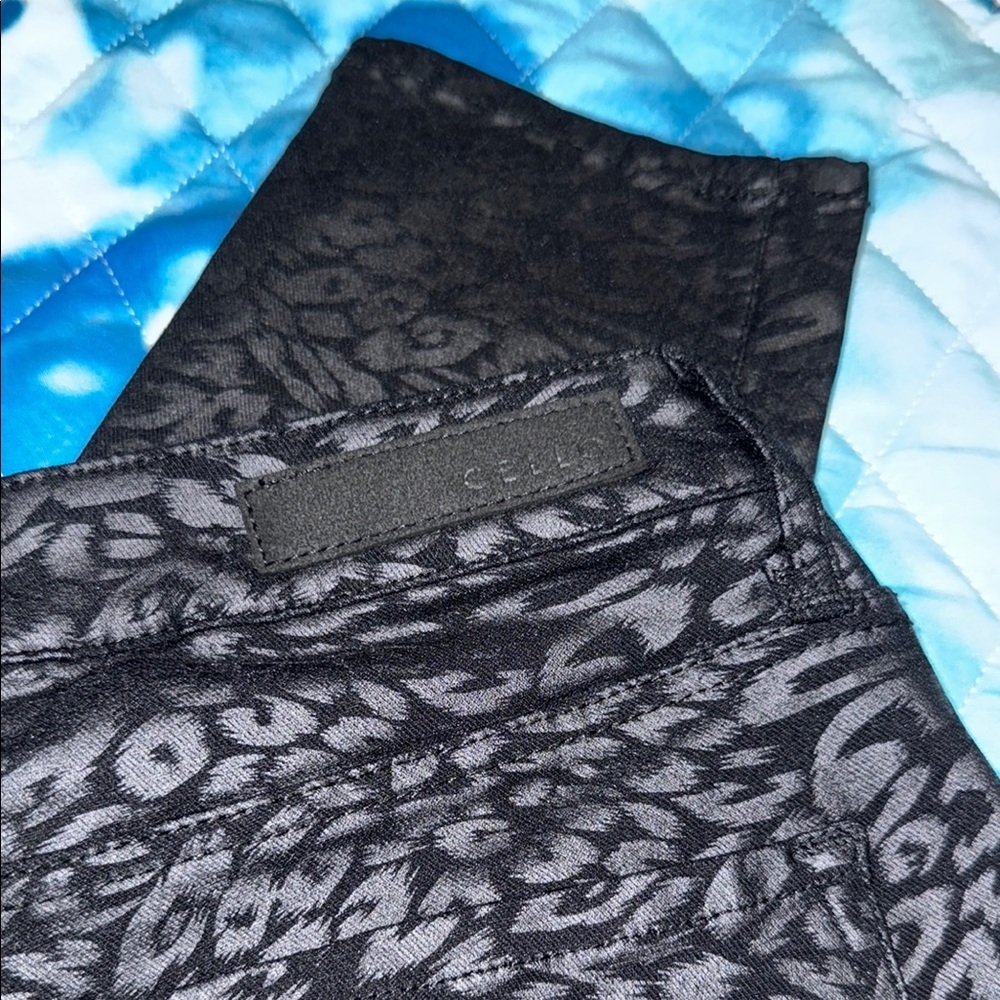 Womens Black Patterned Bottoms - image 6